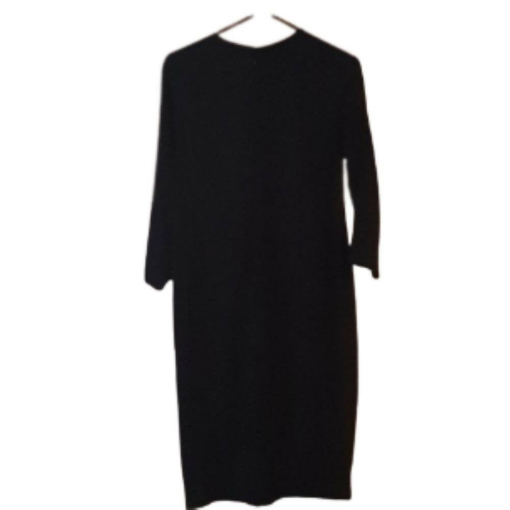 Universal Standard Refined Luxe Twill Sheath Dress - Black
