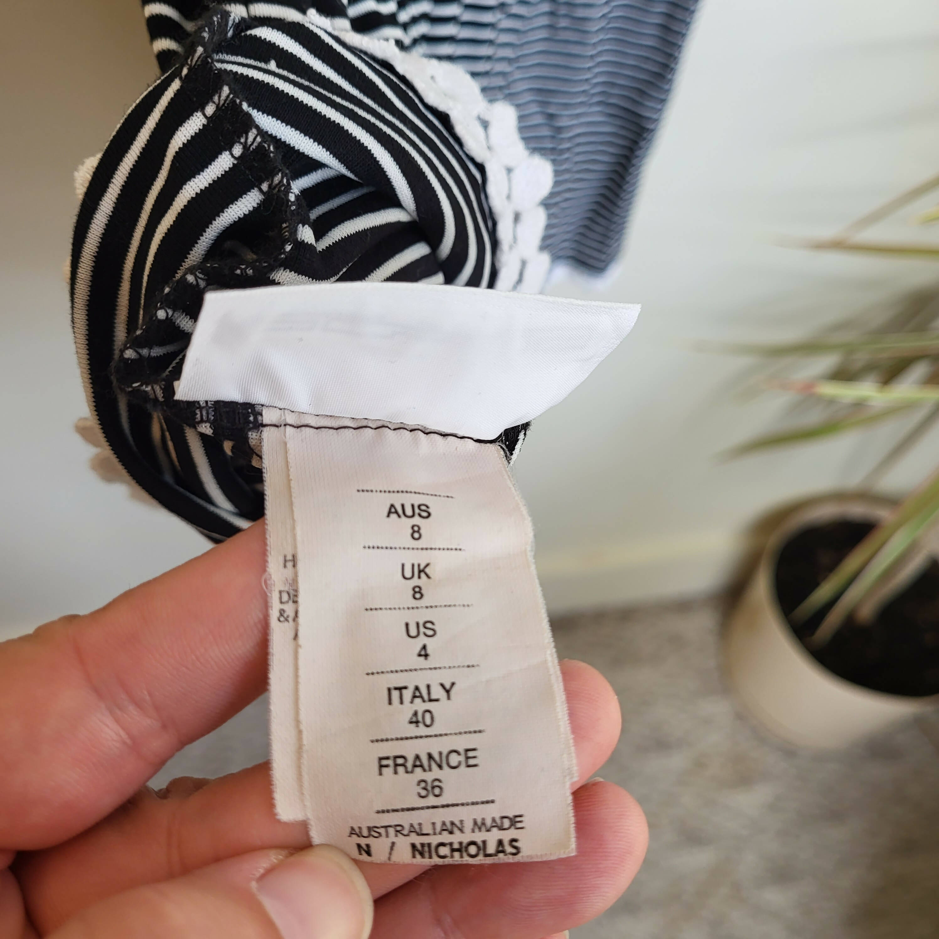 N Nicholas Sleeveless Dropped Waist Embroidered Cotton Dress - Stripes - Multi