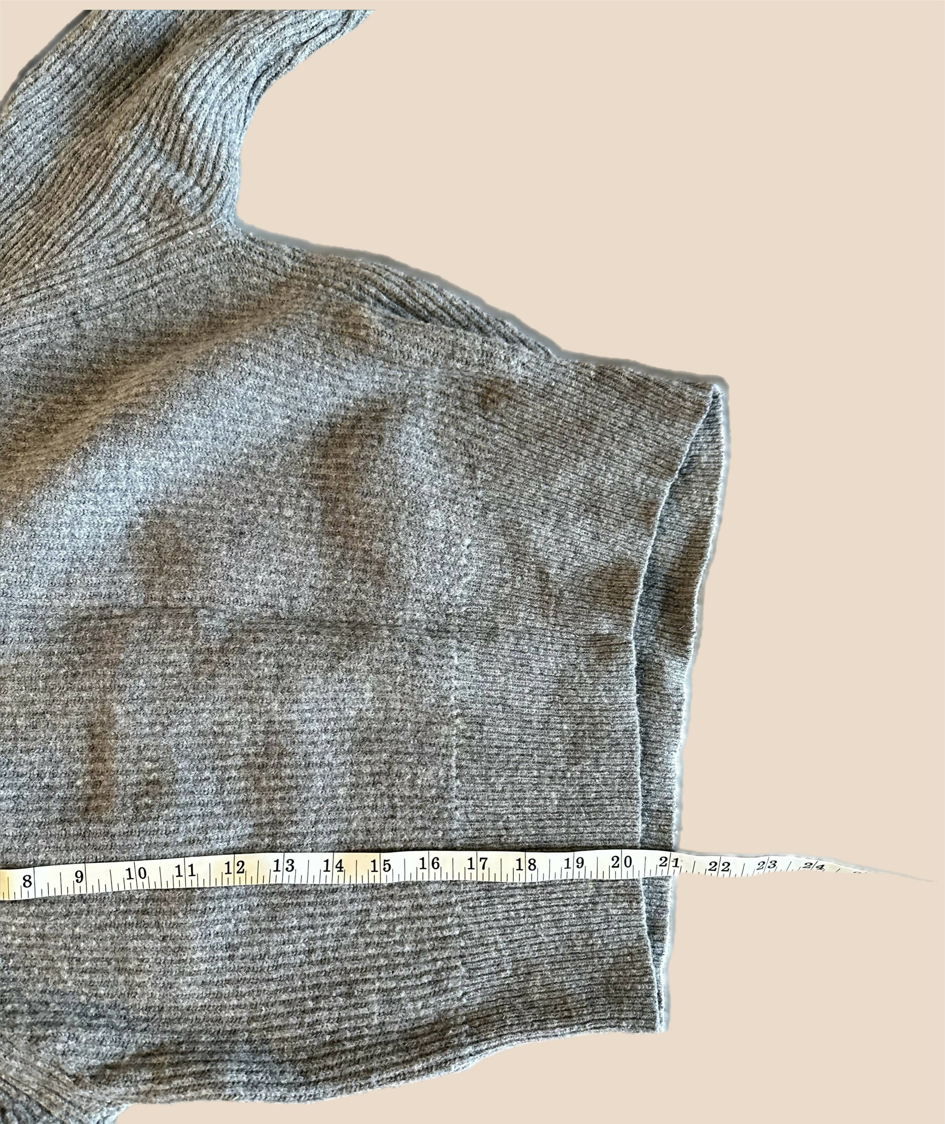 French Connection V-neck Shawl Collar Sweater