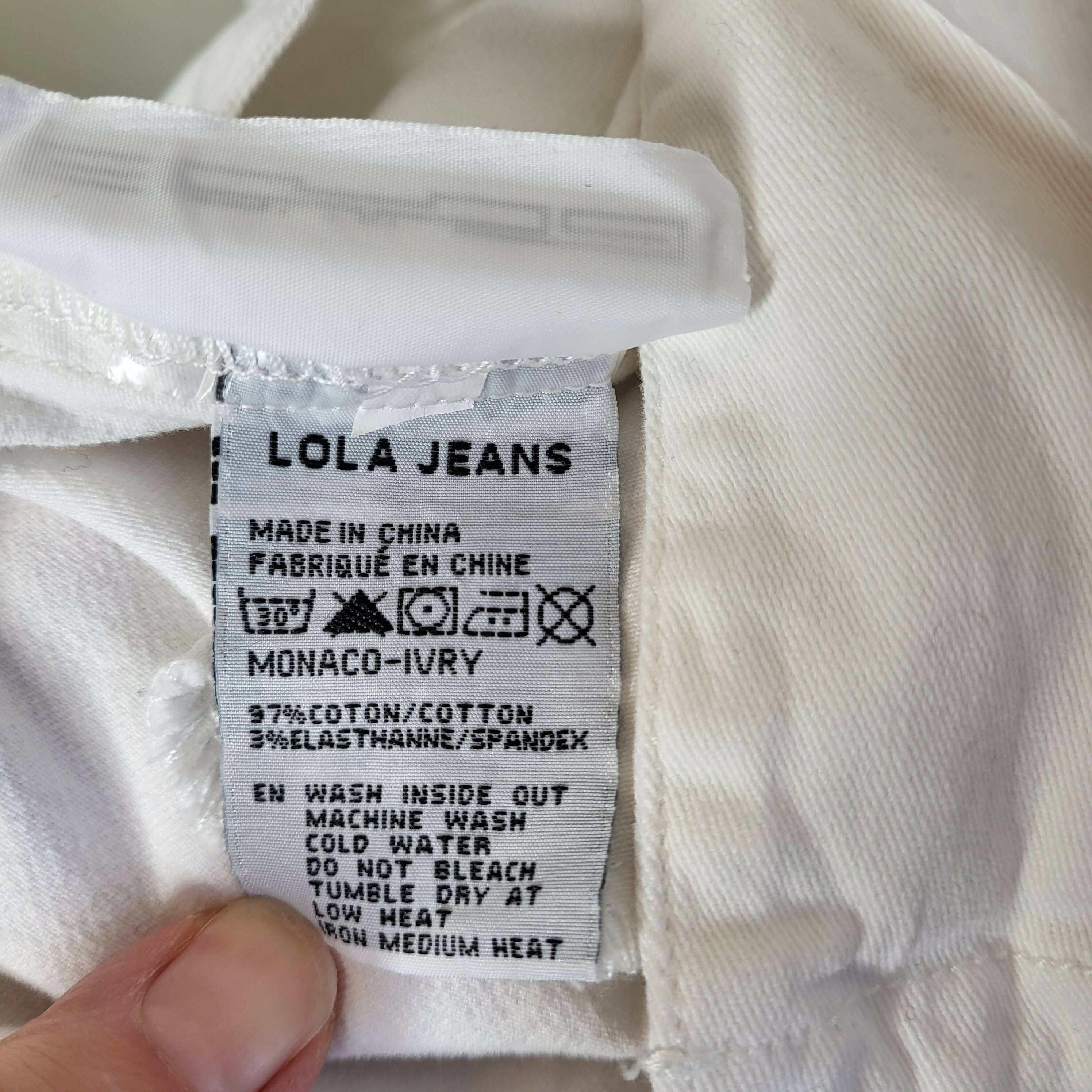 Lola Jeans Monaco Oversized Denim Blazer - /White