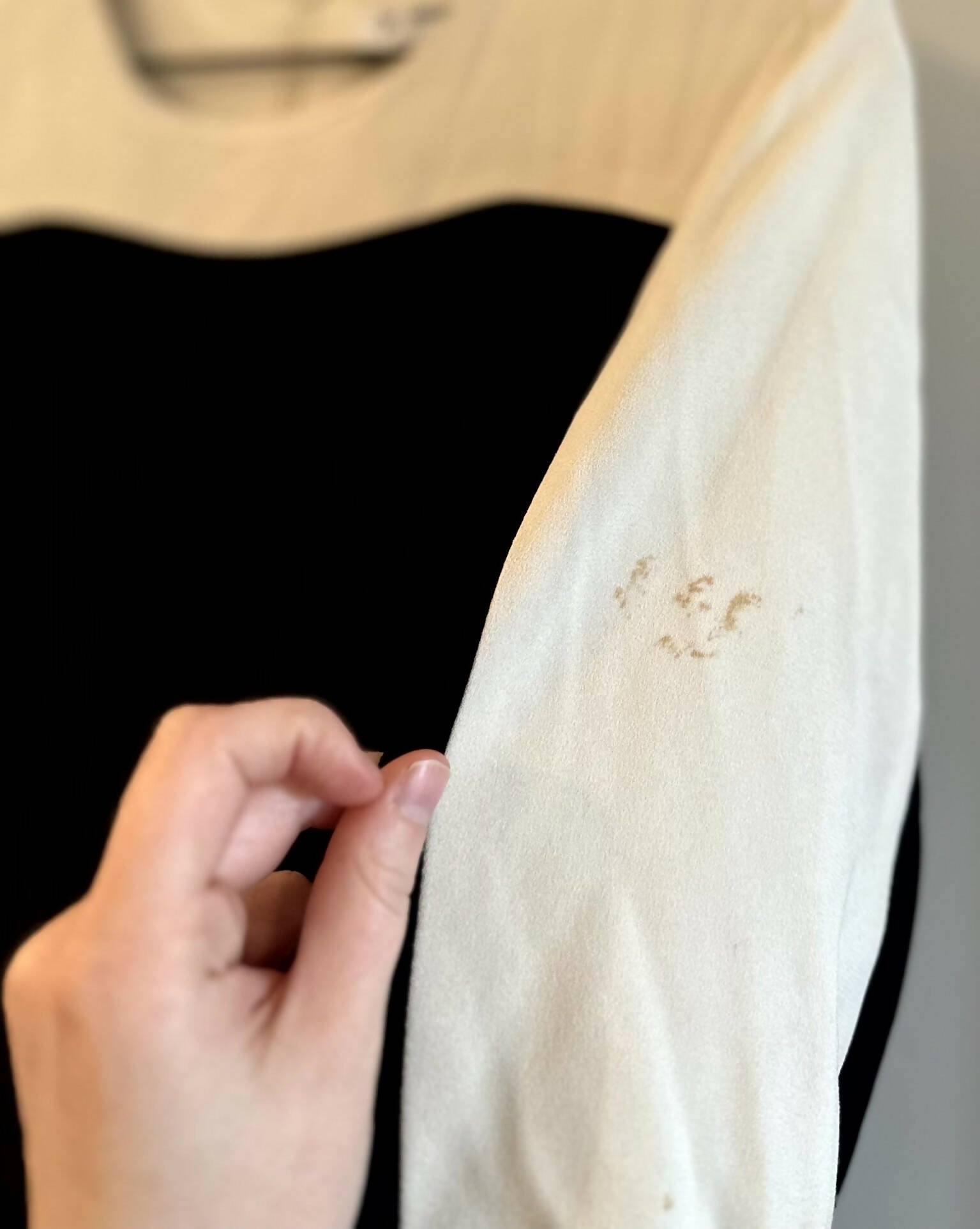 Of Mercer Long Sleeve Crew Neck Contrast Dress