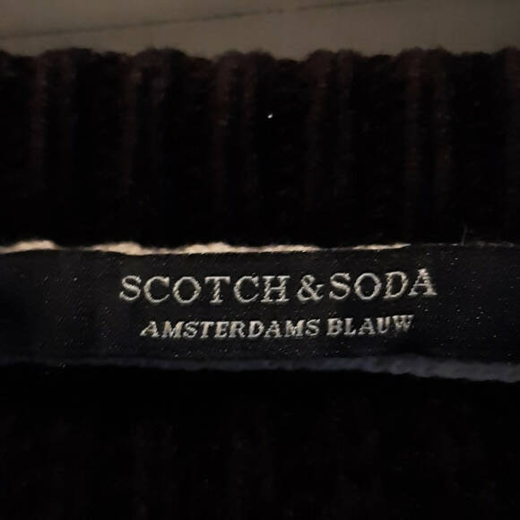 Scotch & Soda Chunky Knit Lace-Up Sweater - /Black Multi