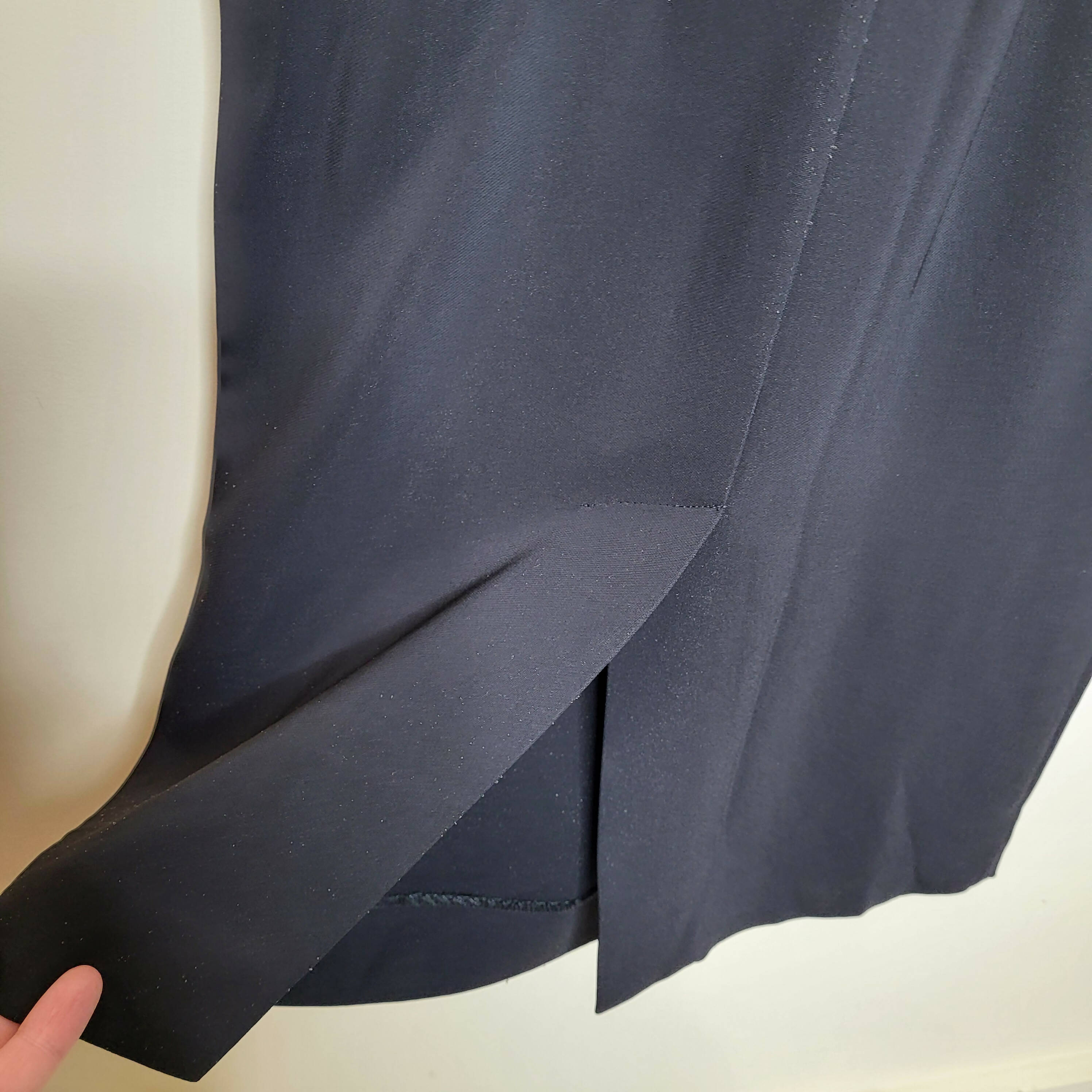 Reiss Fluted Long Sleeve Annie Midi Sheath Dress - Black