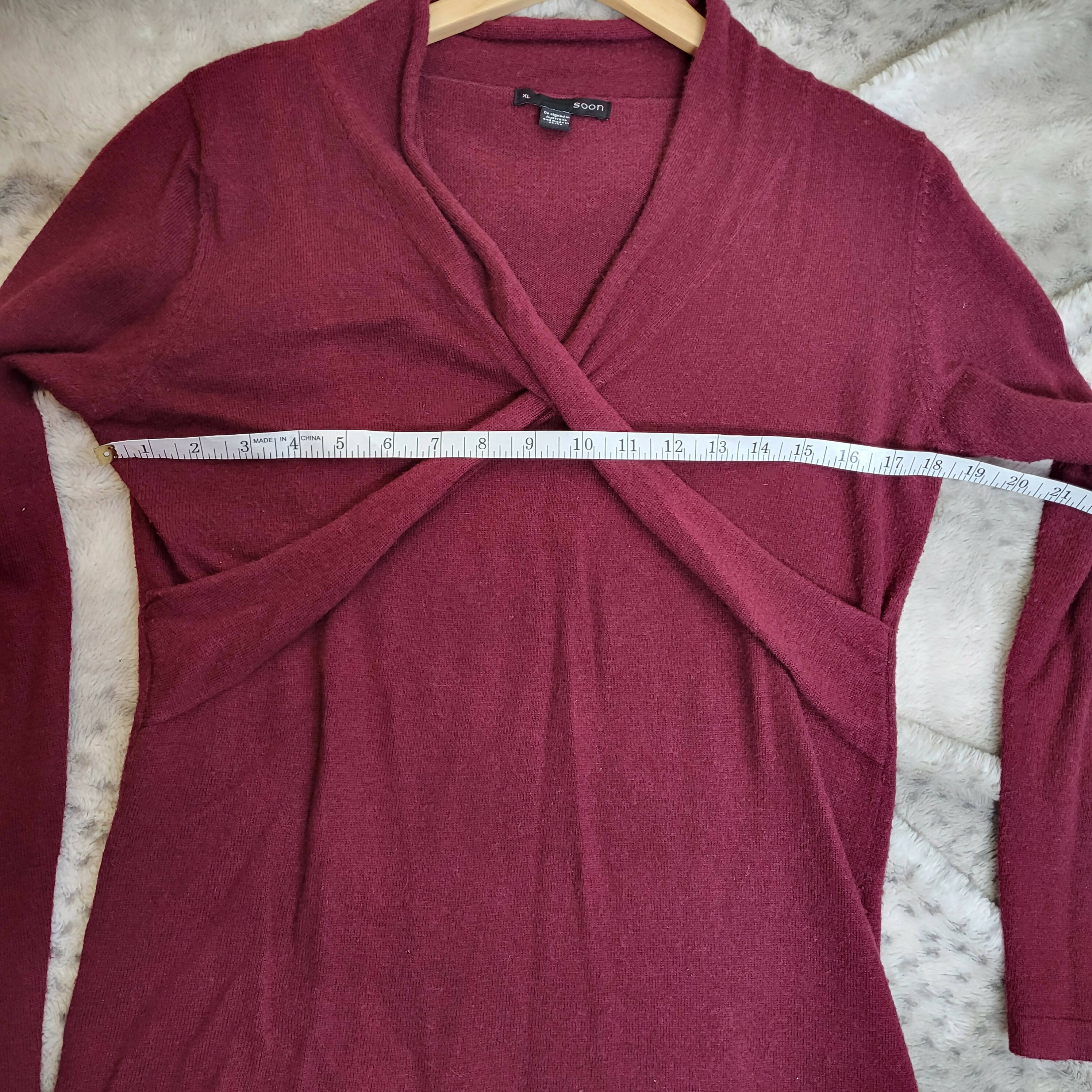 Soon Maternity Riley Maternity Knit Top - /Red