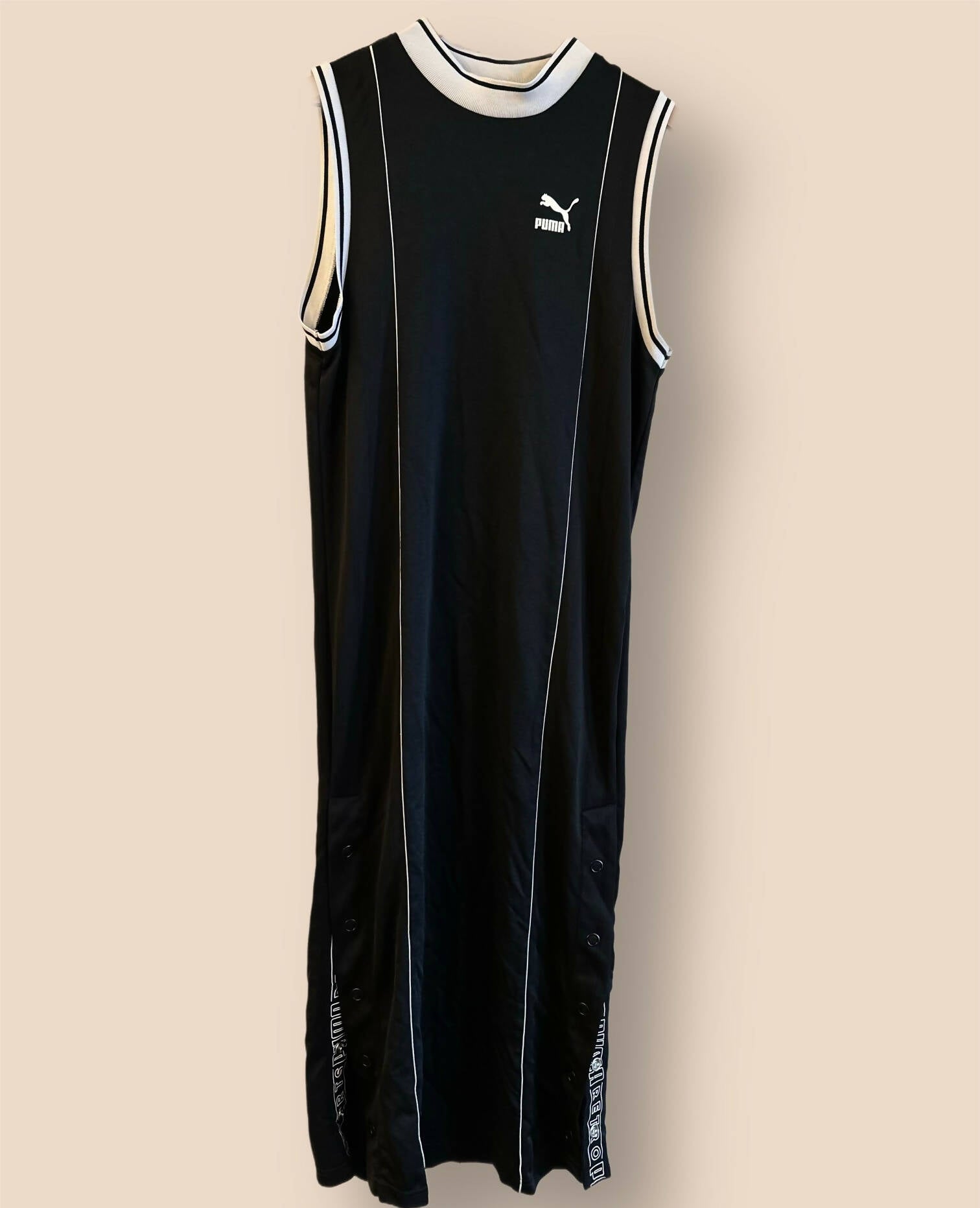 Puma Side Slit Athletic Dress - /Black Multi