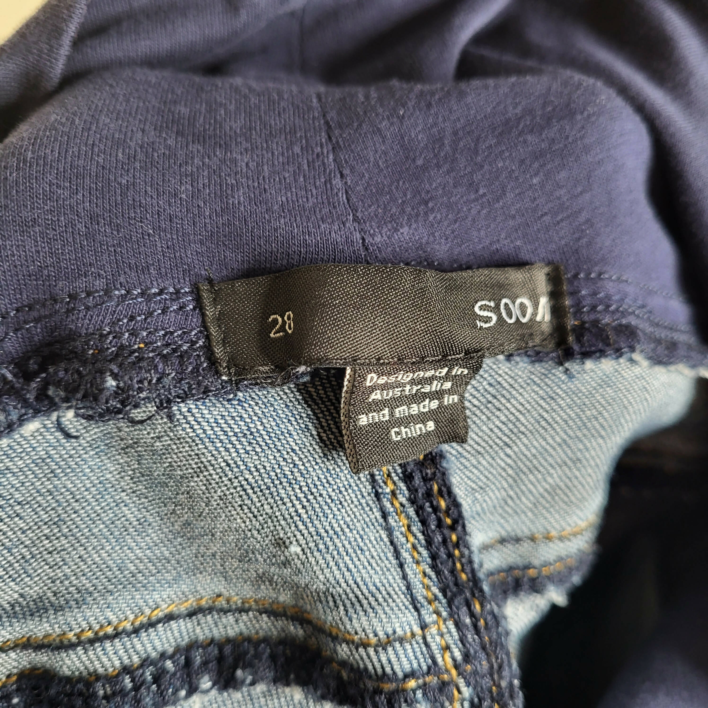 Soon Maternity Heavenly Overbelly Skinny Jeans - /Blue