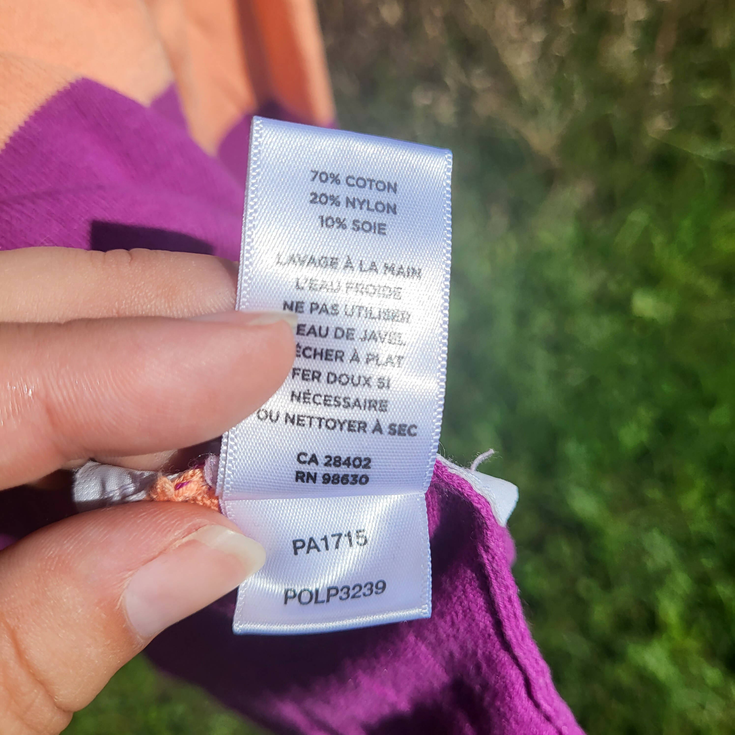 Lilla P Easy Striped Crewneck Sweater - Stripes - Multi/Orchid Multi - M