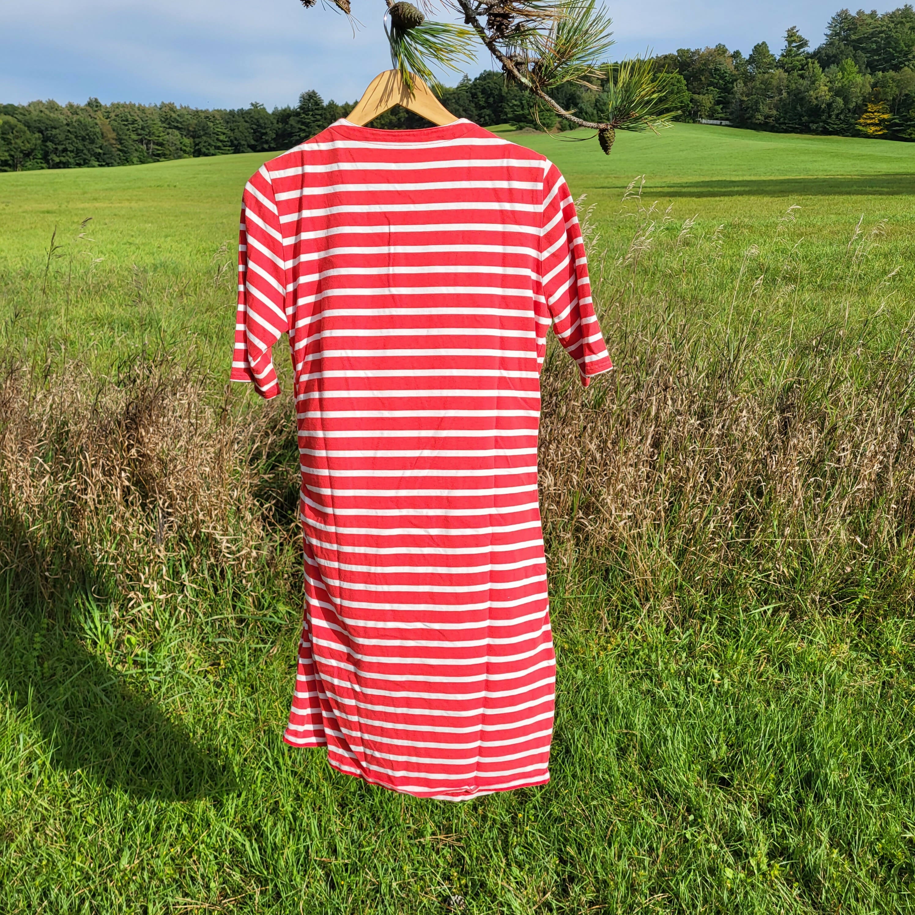 Veronica Beard Foley Ruched Stripe Dress