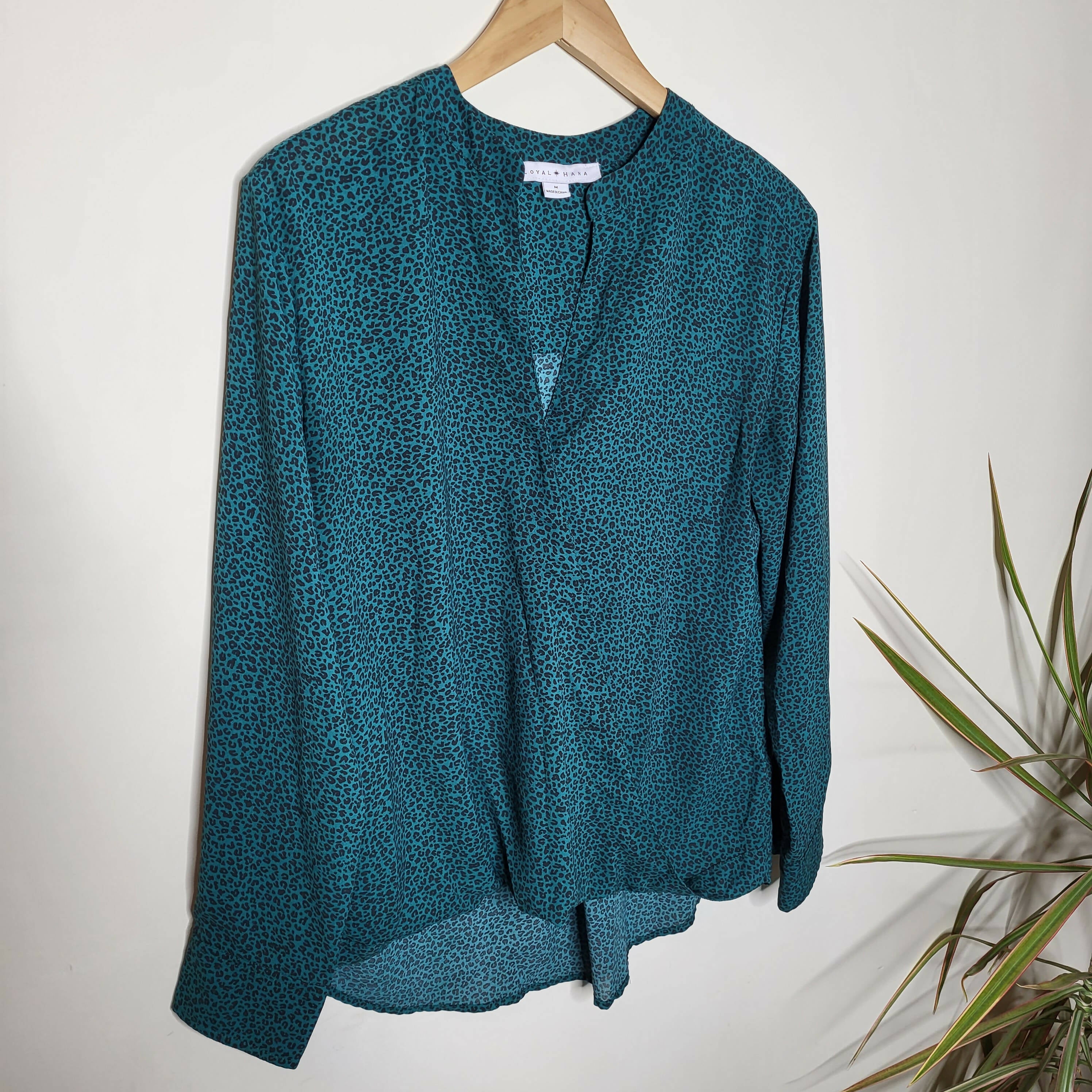 Loyal Hana Evelyn Long Sleeve Maternity Wrap Blouse