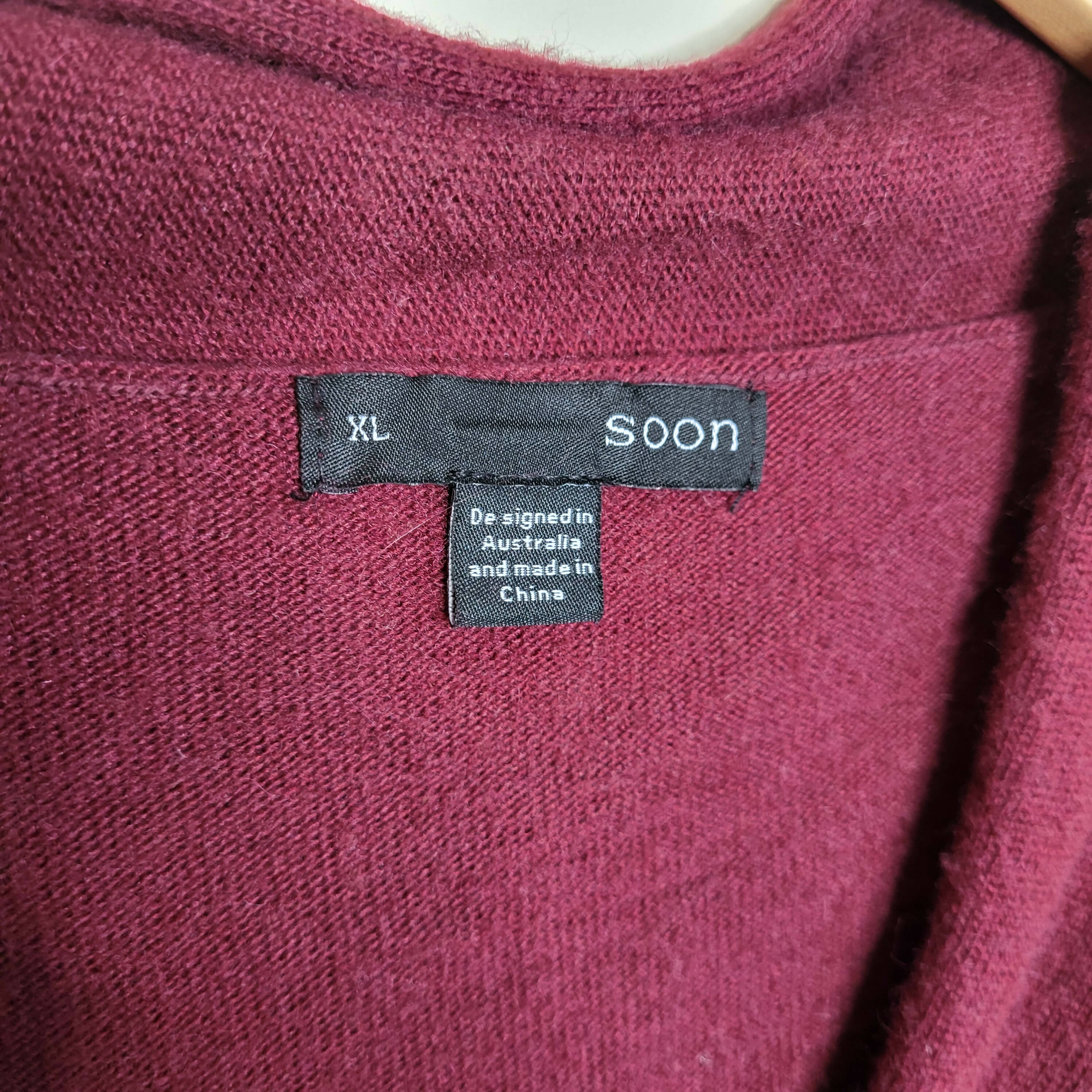 Soon Maternity Riley Maternity Knit Top - /Red