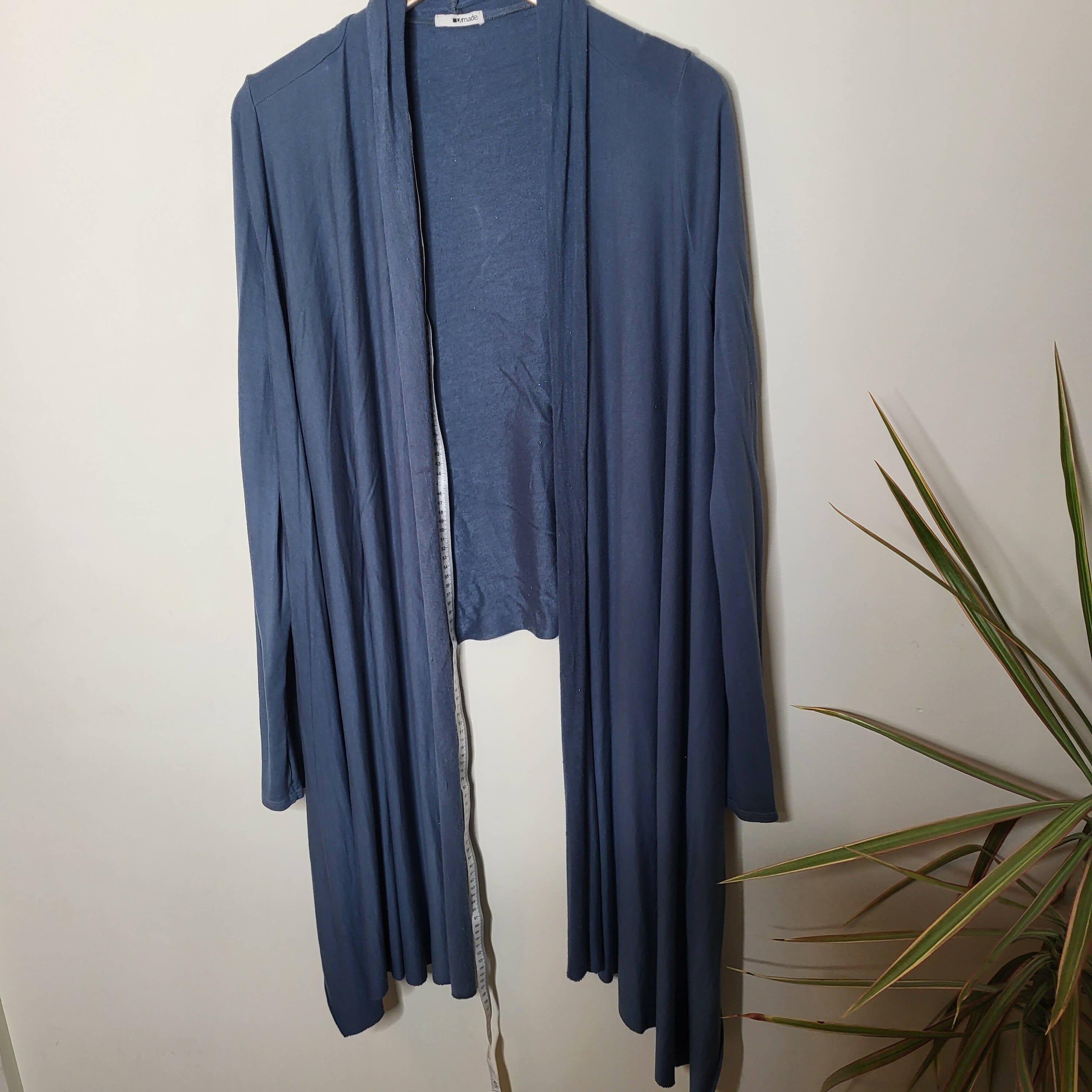 LAmade High-Low Draped Cardigan - /Blue - L