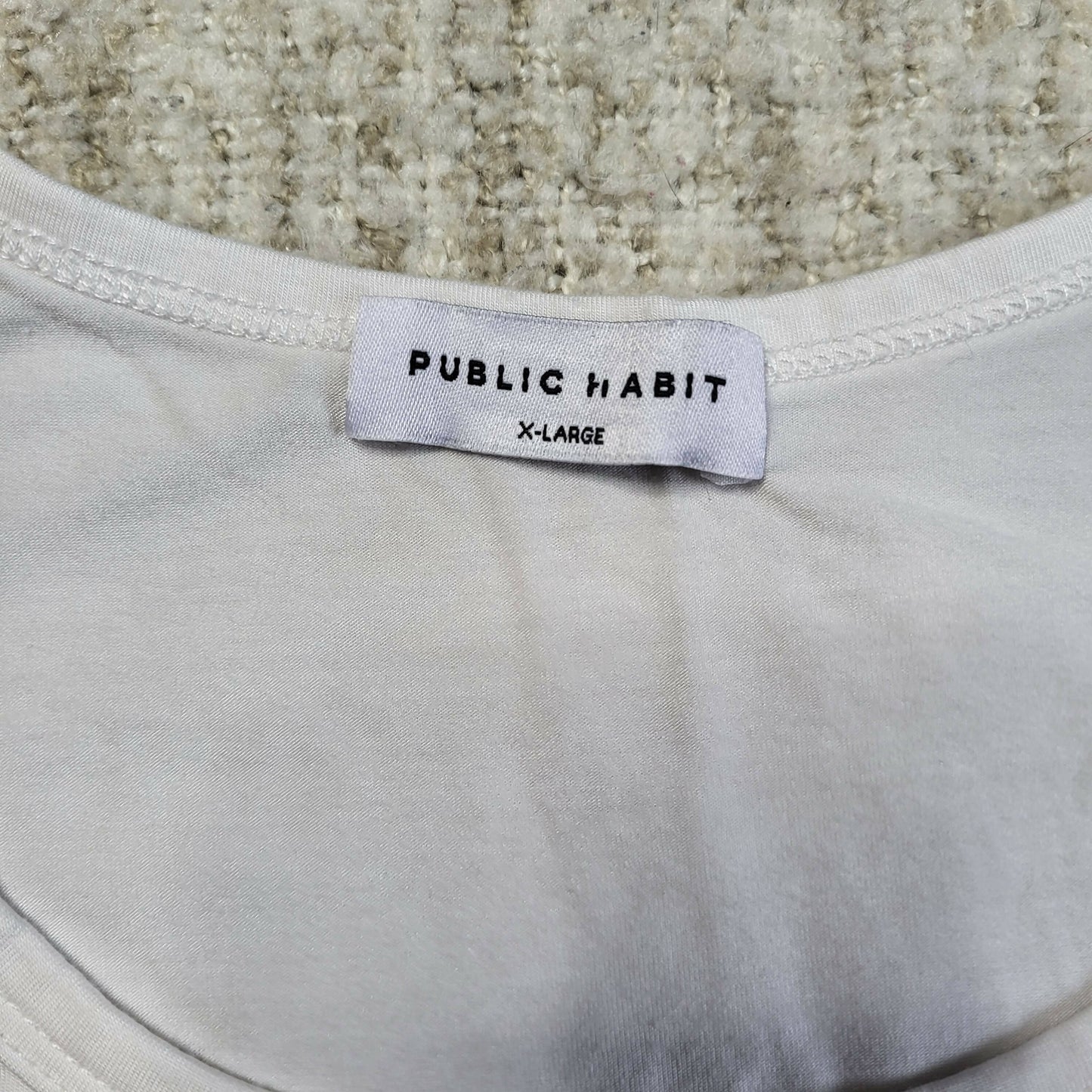 Public Habit Modal Tank Top - White - XL