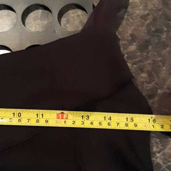 Milly Sleeveless Asymmetrical Draped Ruffle Dress - Black