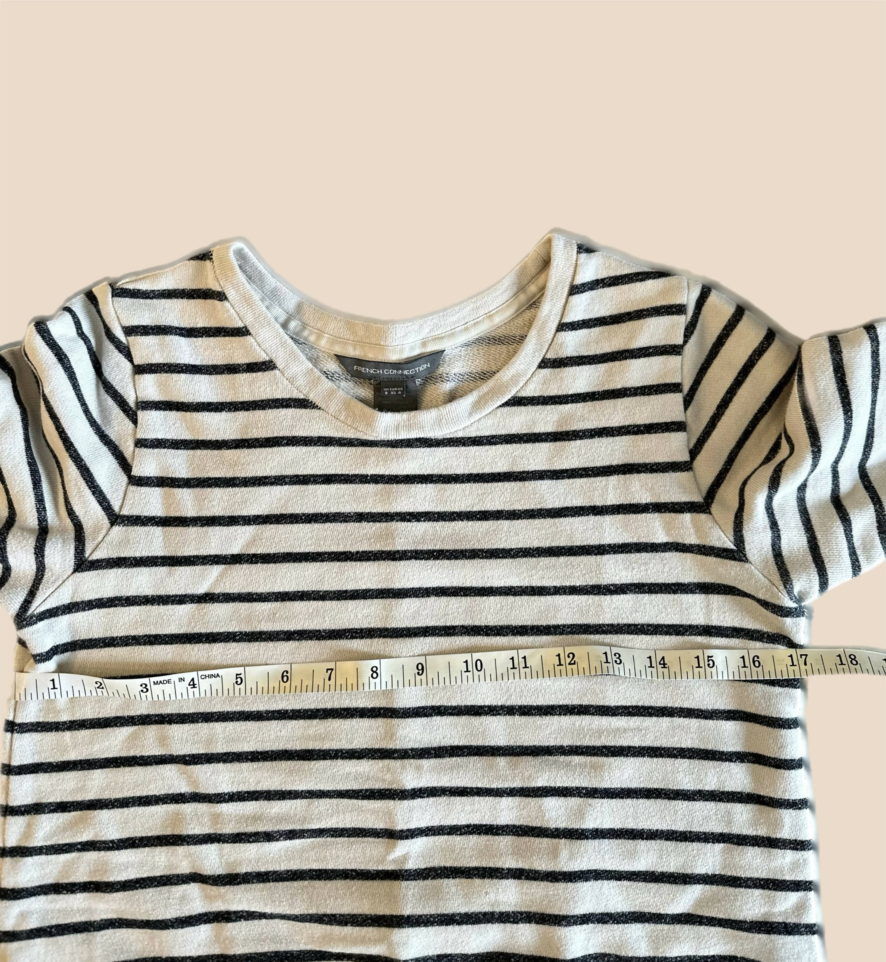 French Connection Normandy Stripe Tee Dress