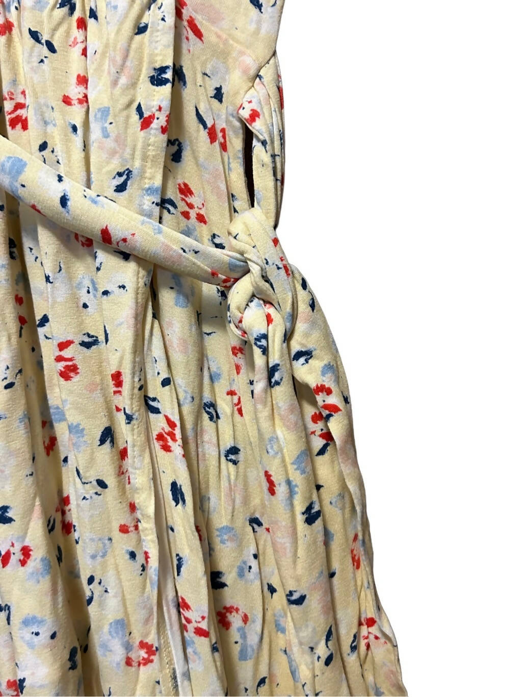 French Connection Short Sleeve V-Neck Wrap Floral Midi Dress