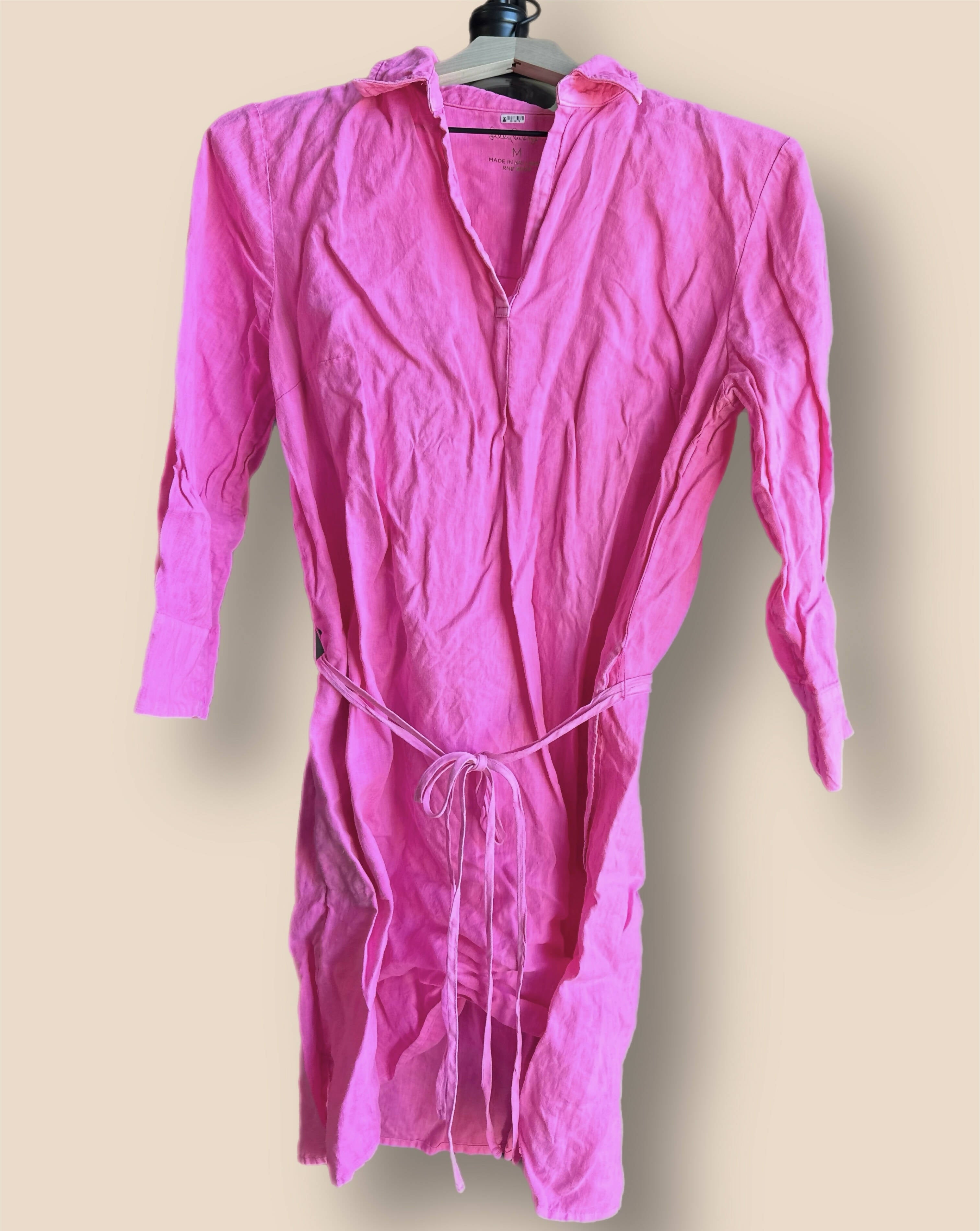 Lilly Pulitzer Pilar Linen Tunic Dress - /Pink