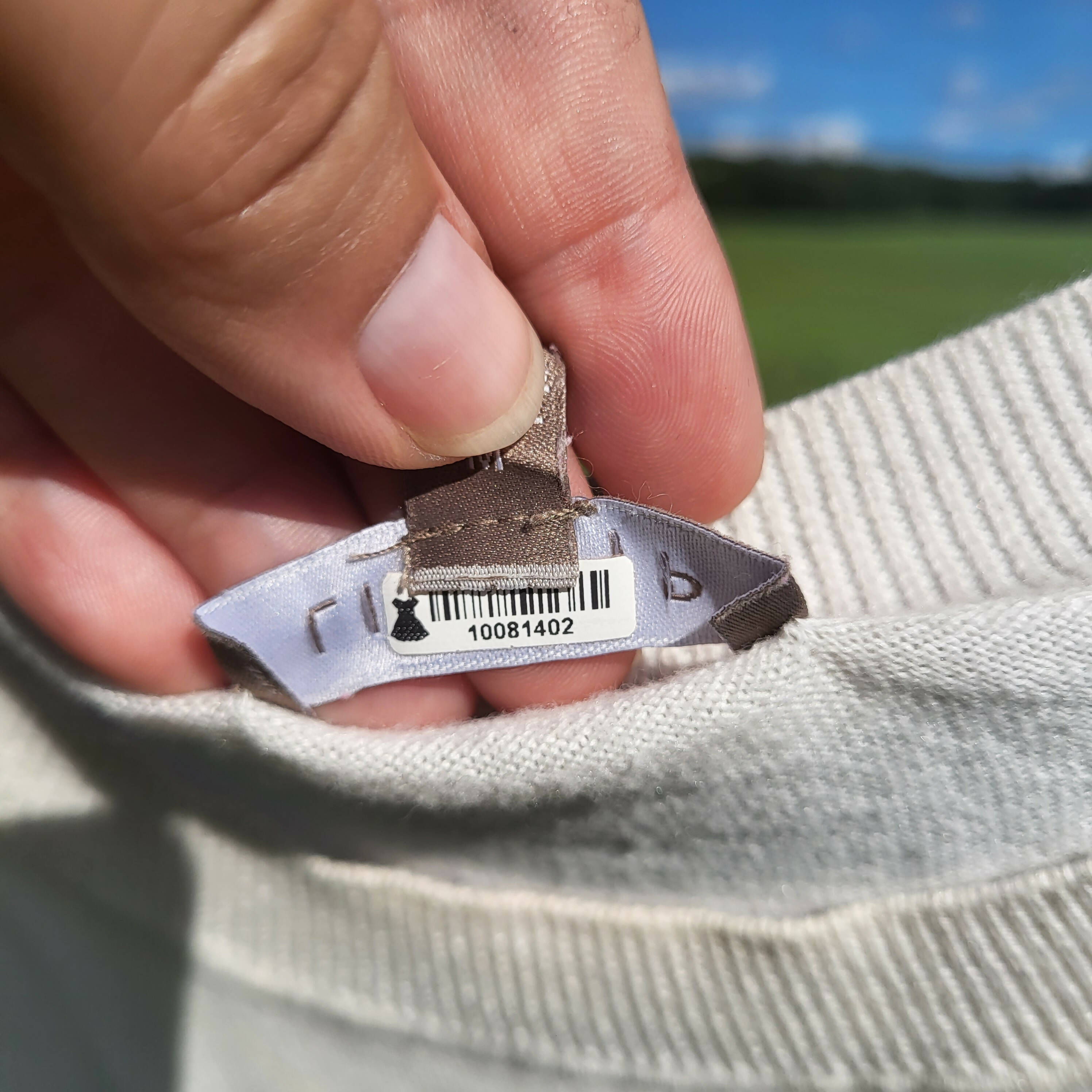 Lilla P Easy Striped Crewneck Sweater - Stripes - Multi/Orchid Multi - M