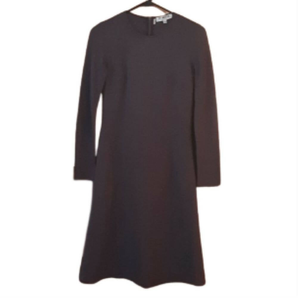 Of Mercer Long Sleeve Crew Neck A-line Dress