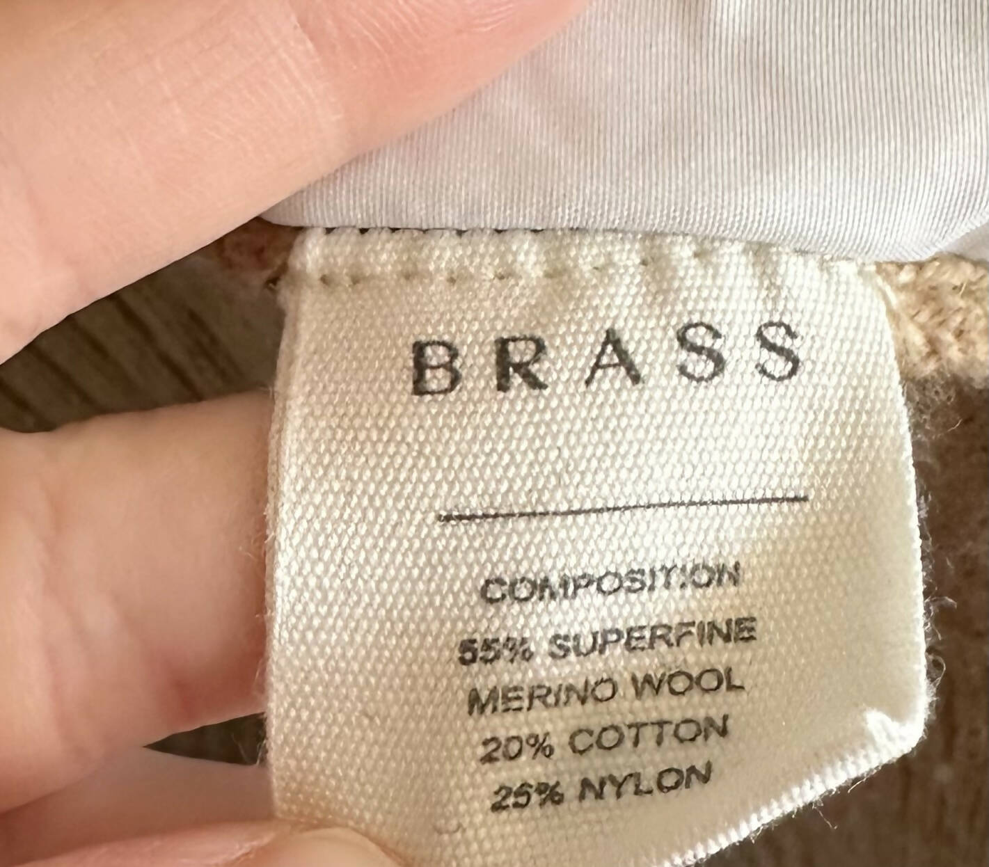 Brass Side Slits Long Sleeve Brene Sweater - /Brown