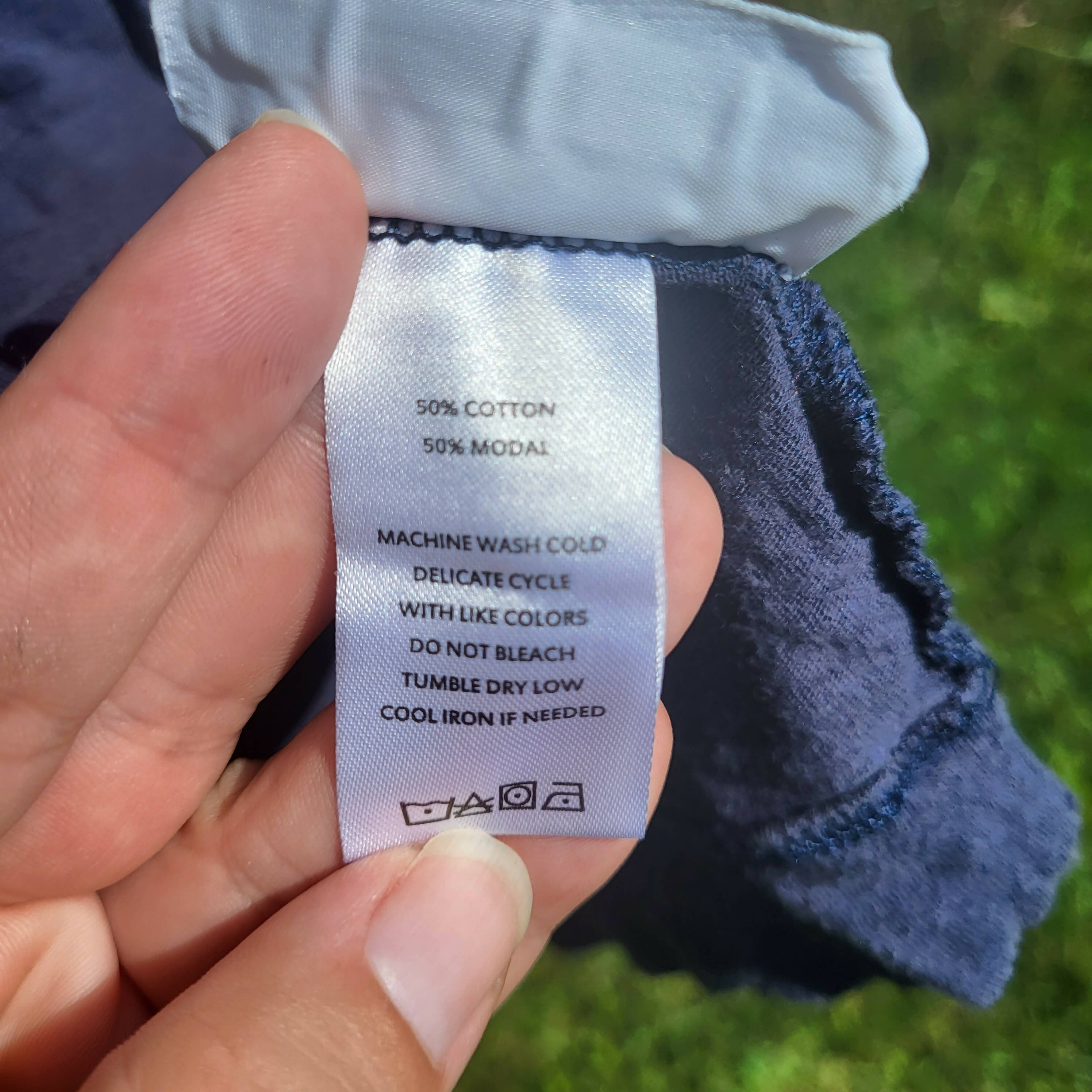 Lilla P Flame Modal Sleeveless Wedge Slit Neck in Neptune Blue