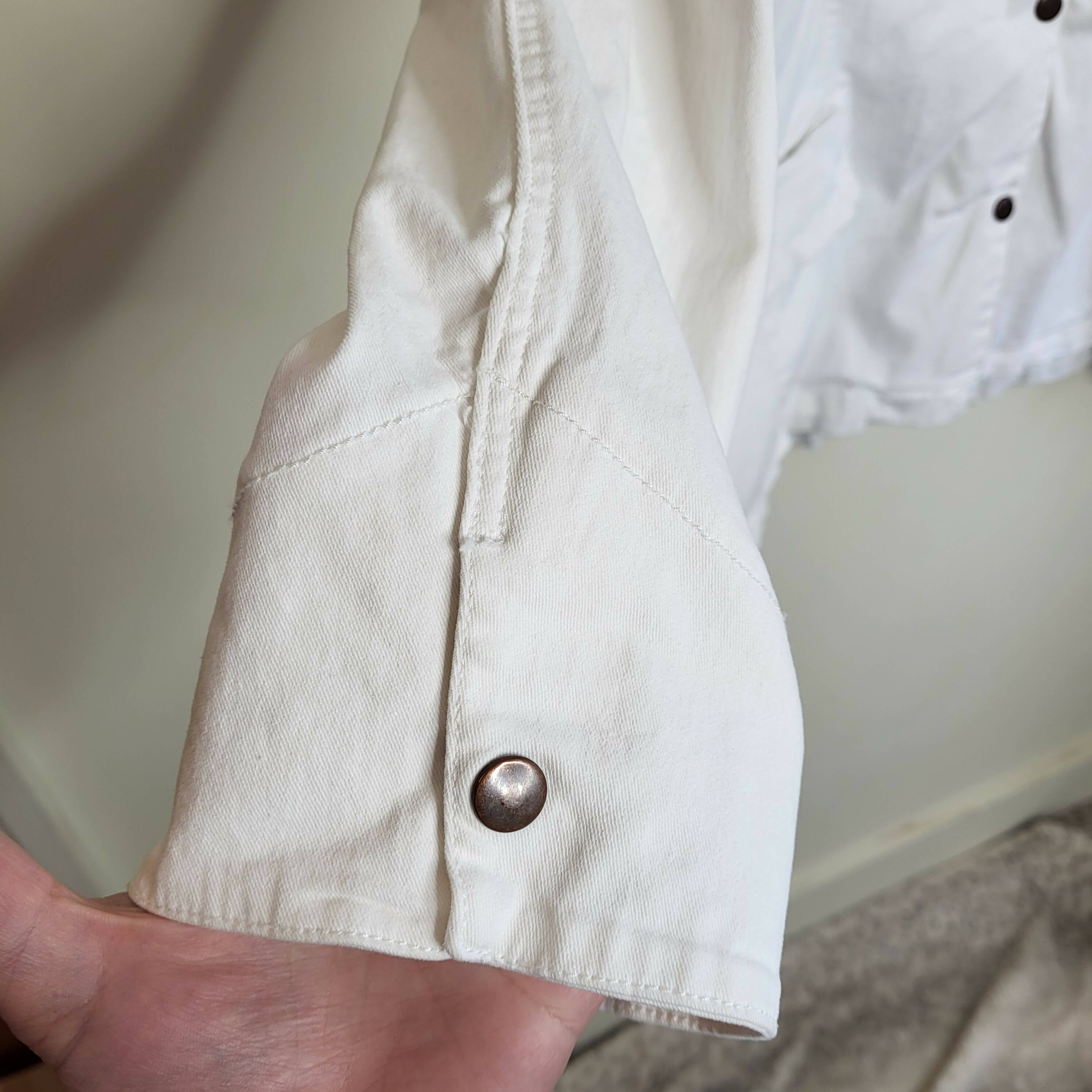 Lola Jeans Monaco Oversized Denim Blazer - /White