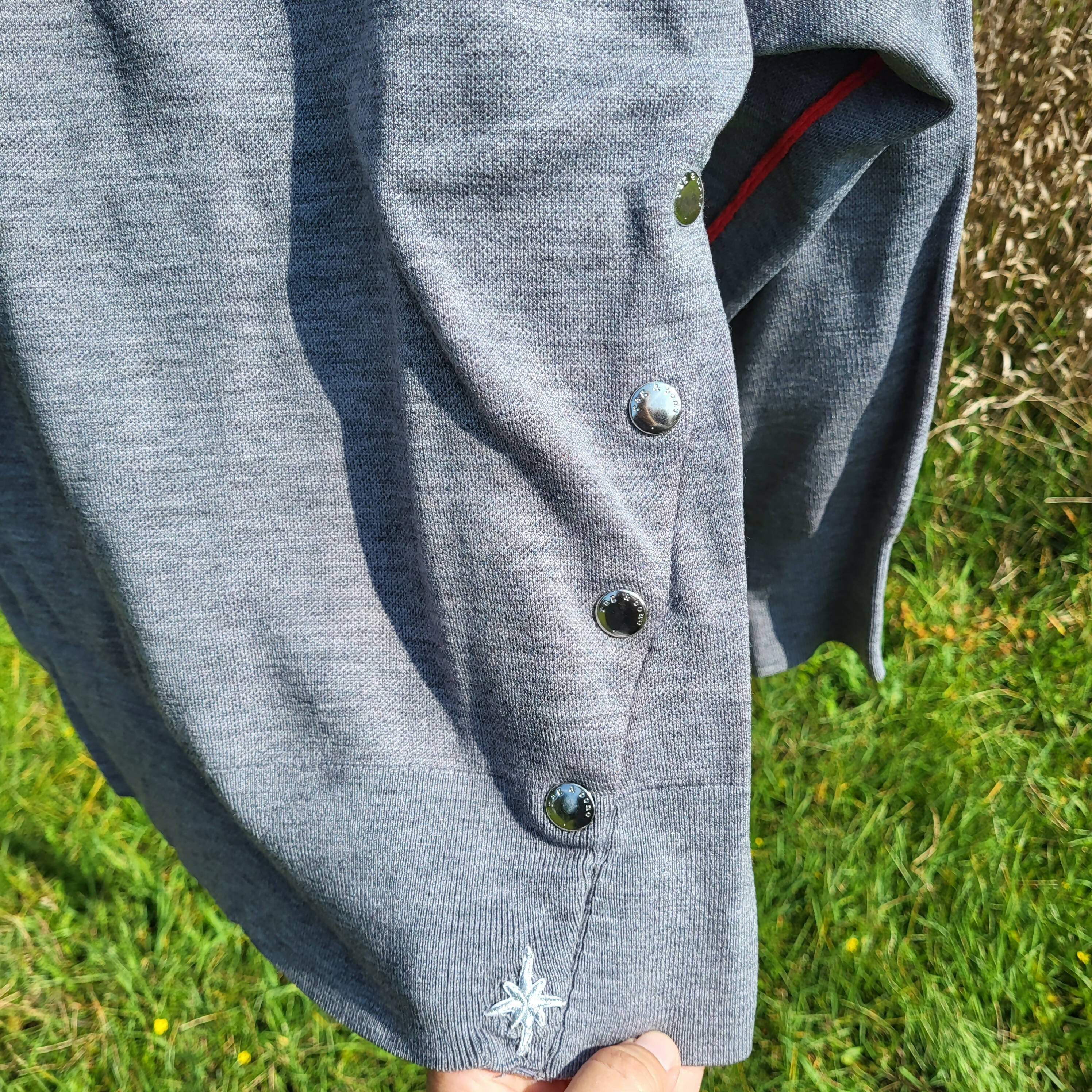 Rag & Bone Long Sleeve Side-Button Merino Wool Sweater