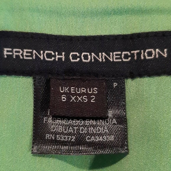 French Connection Camille Wrap Midi Dress - Floral - Green Multi/Poise Green