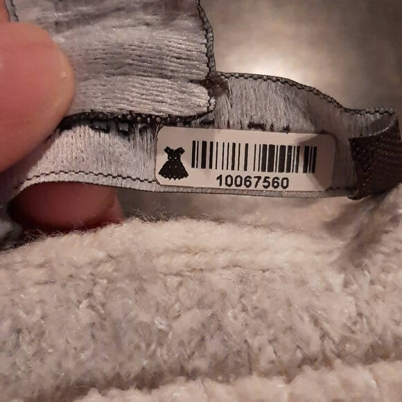 French Connection Wool Blend Jacquard Tiger Sweater - Animal - White Multi/Winter White/Grey Melange