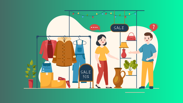 Wholesale buyer inspecting Reseller Products inventory