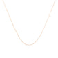 Haus of Brilliance Solid 10K Rose Gold 0.5mm Rope Chain Necklace. Unisex Chain - Size 18" Inches