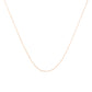 Haus of Brilliance Solid 10K Rose Gold 0.5mm Rope Chain Necklace. Unisex Chain - Size 20" Inches