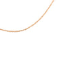 Haus of Brilliance Solid 10K Rose Gold 0.5mm Rope Chain Necklace. Unisex Chain - Size 20" Inches