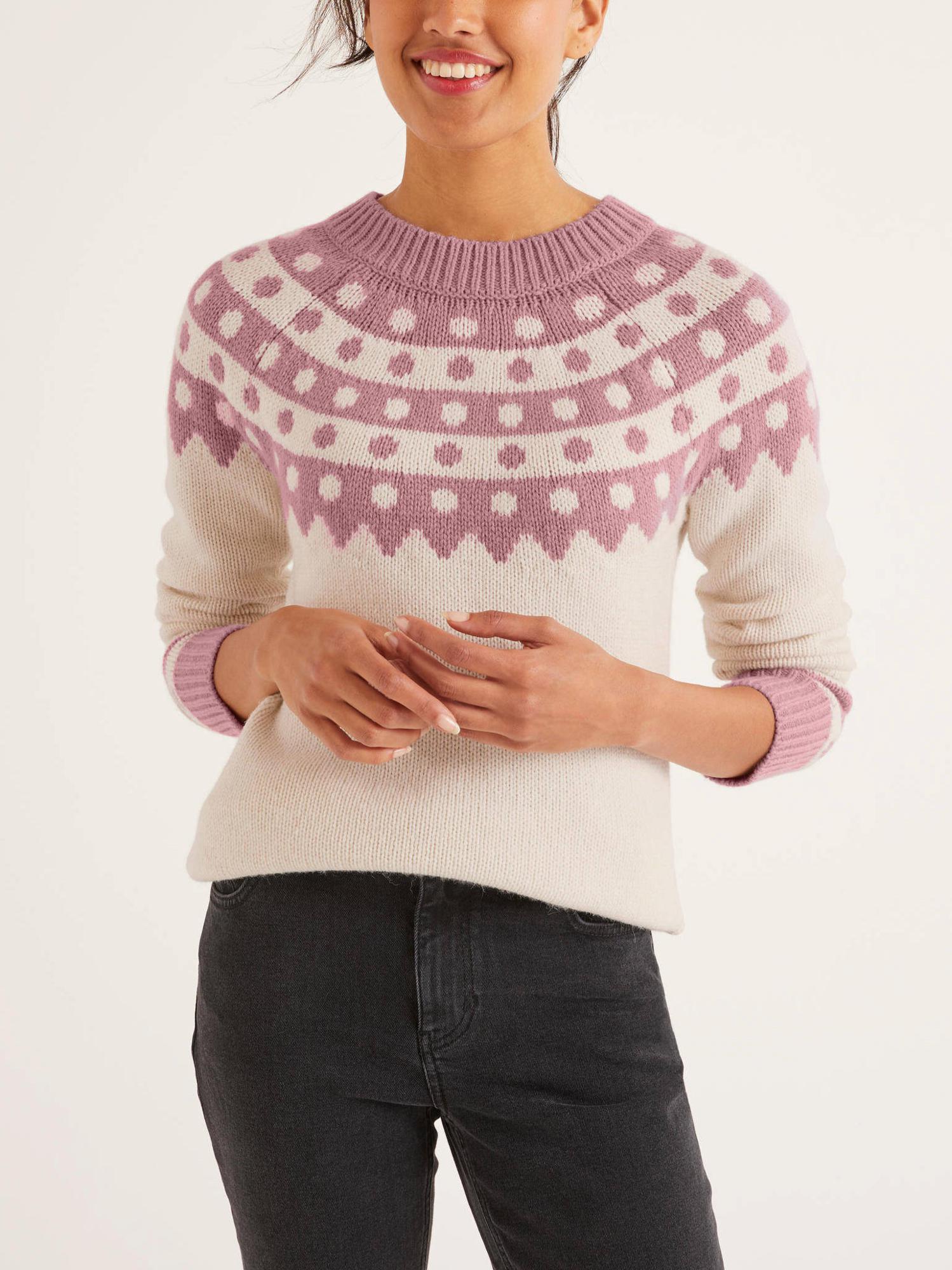 Boden Alpaca Blend Crew Neck Sweater - L