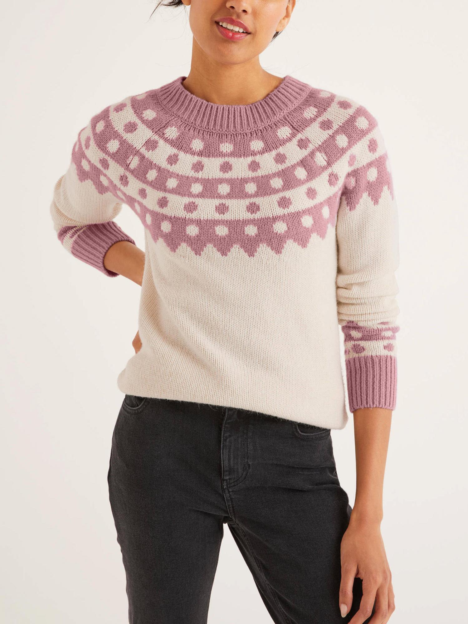 Boden Alpaca Blend Crew Neck Sweater - L