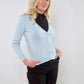 Southern Tide Long Sleeve V-Neck Lightweight Cardigan - /Blue - S