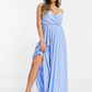 Asos Blue Tie Back Maxi / S NWOT