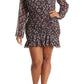 Veronica Beard Anjali Silk Floral Print Mini Dress