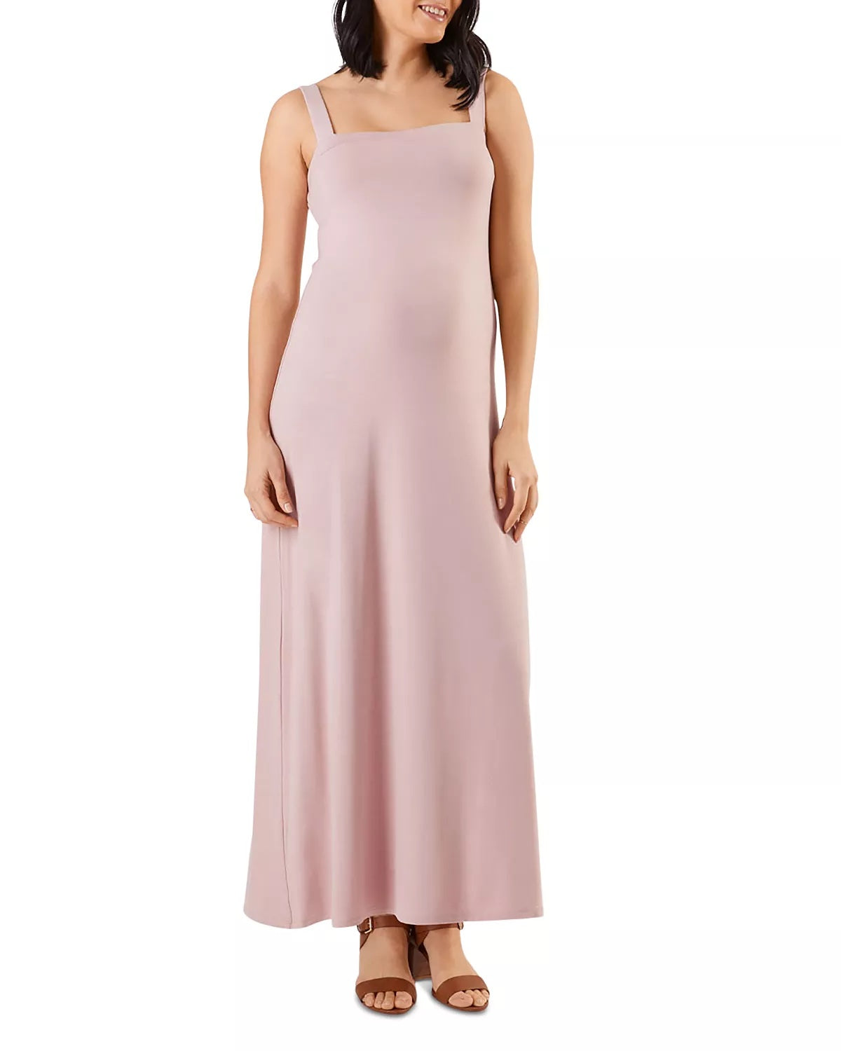 Stowaway Cara Sleeveless Maternity Dress - /Pink