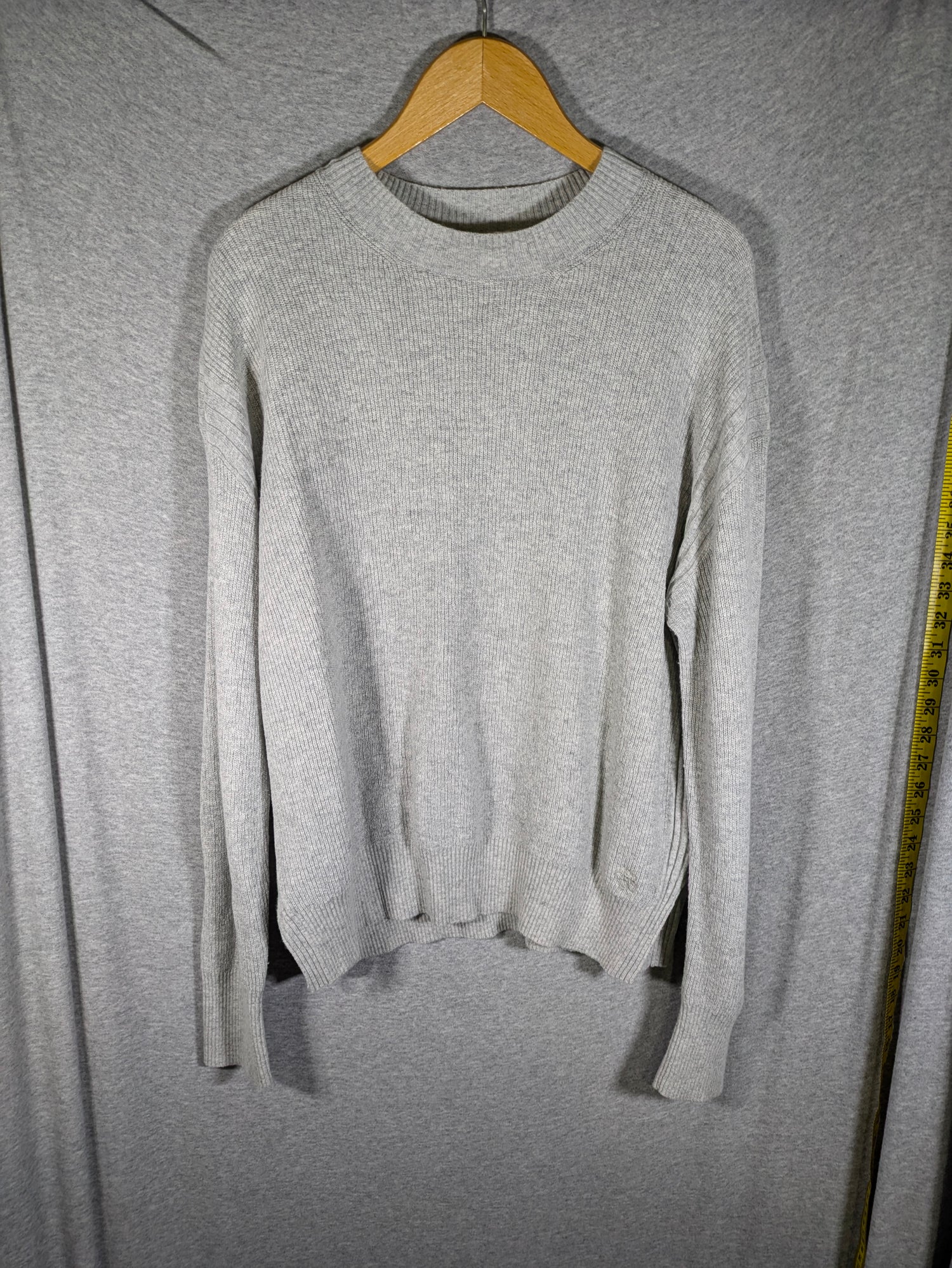 Ted Baker London Rashell Crewneck Wool Blend Sweater - /Gray - 14/