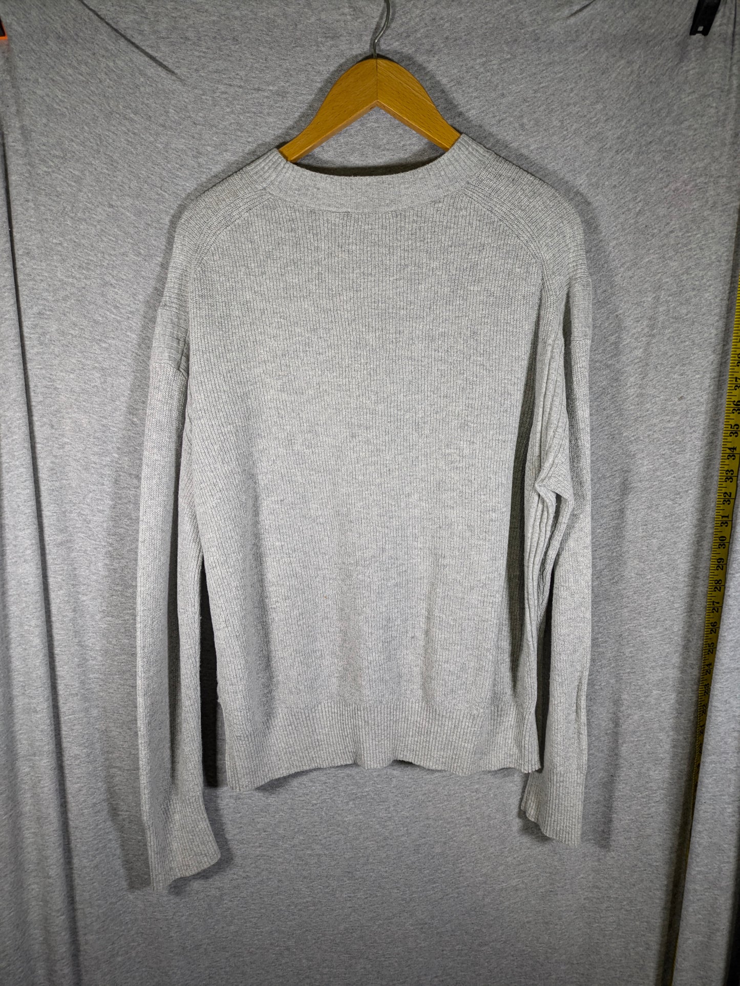 Ted Baker London Rashell Crewneck Wool Blend Sweater - /Gray - 14/