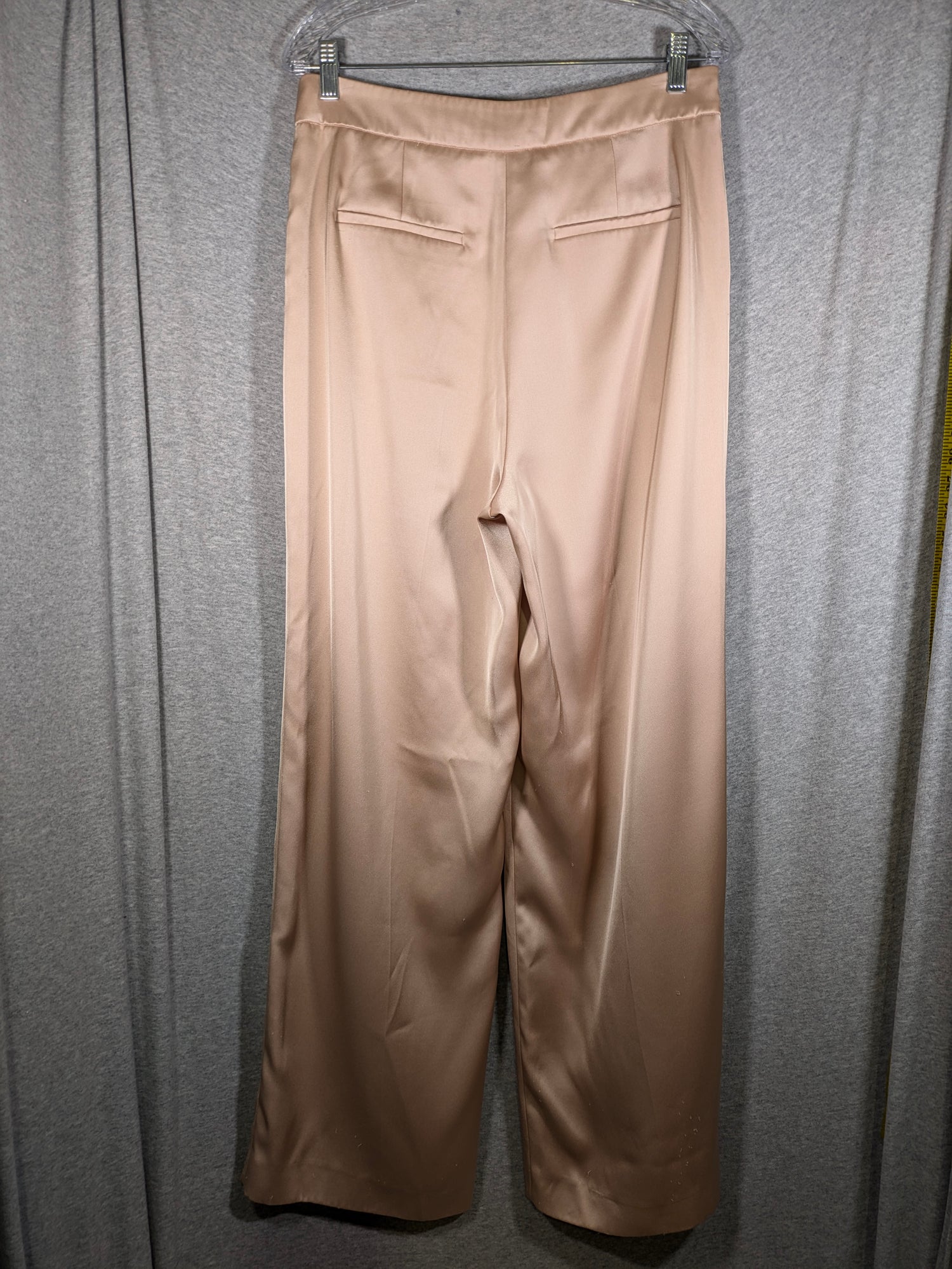 BCBG Maxazria Pleated Wide Leg Pants - /Pink - 12/