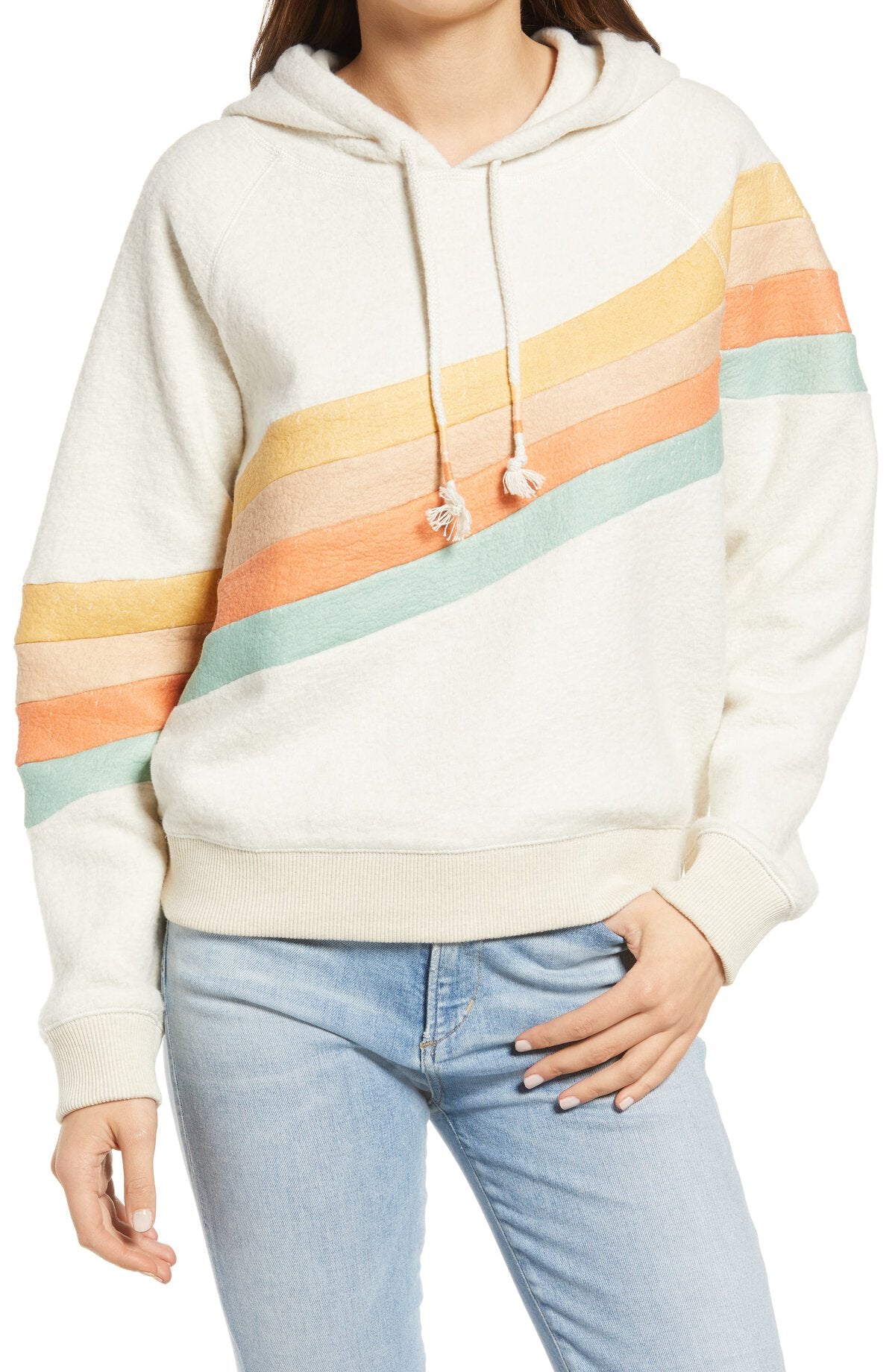 Faherty Sonoma Hoodie Vintage Surf Stripe