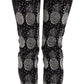 Dolce & Gabbana Dolce & Gabbana Chic Black Pineapple Print Skinny Capri Pants/IT44 | L/Black