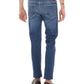 Jacob Cohen Blue Cotton Slim Men Jeans/W36/Blue