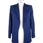 Elisabetta Franchi Elegant Blue Front-Open Jacket/IT40|S/Blue