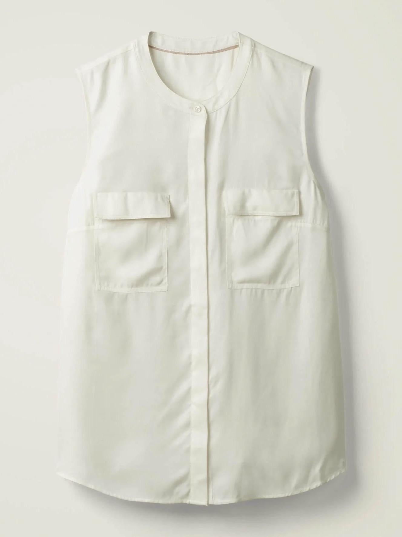 Boden Sleeveless Petronella Top - /White