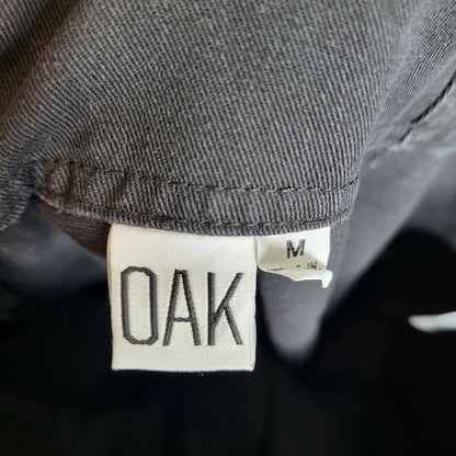Oak Cropped Drawstring Waist Pant - Black