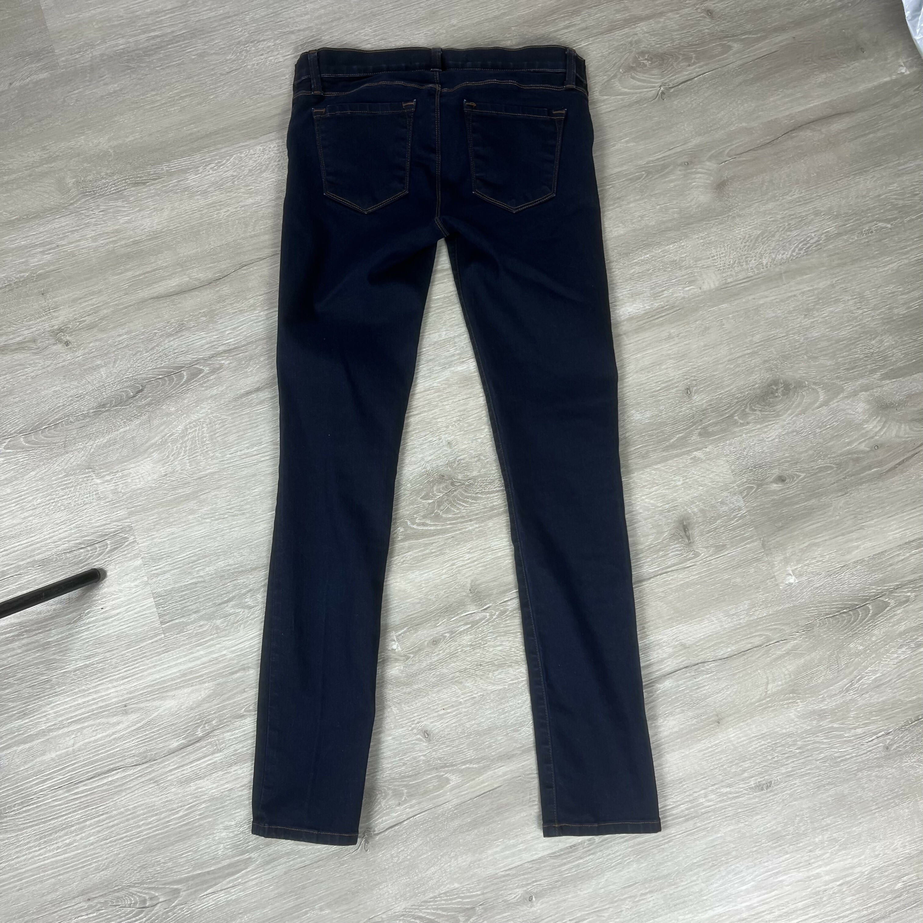 J Brand Mama J Super Skinny Maternity Jeans Navy Blue 25