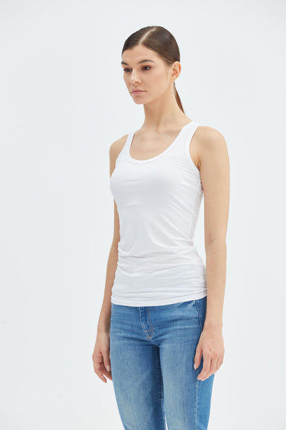 Public Habit Modal Tank Top - White - XL