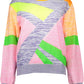 Love Moschino Multicolor Varia Women Sweater/40/Multicolor